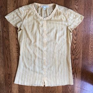Vintage Mustard Banana Republic Blouse